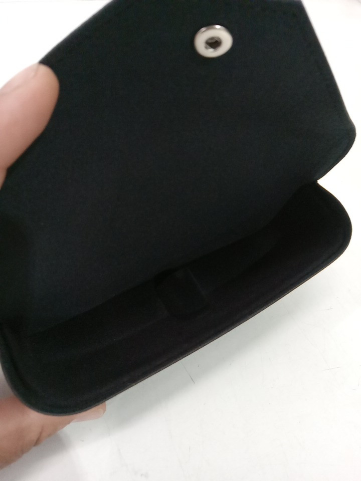 2 COLUMBIA leather CASE FOR GLASSES - medium - black image 4