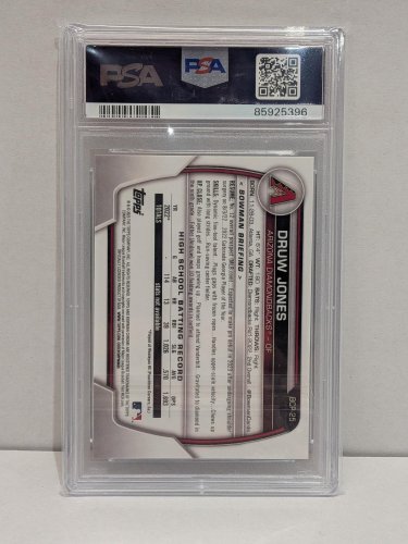DRUW JONES MLB DIAMONDBACKS CARD - PSA GRADED 9 MINT - 2023 BOWMAN CHROME PROSPECTS #BCP25 image 4