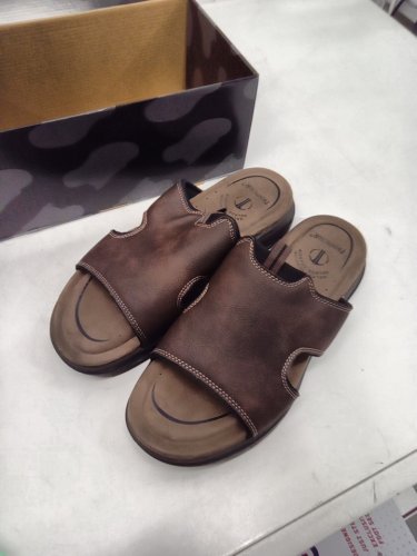 men's prospector austin 2.0 slide sandal - size 11 - brown/black (Style: 1982232) image 2