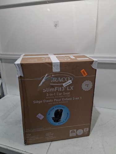 GRACO SLIMFIT3 LX 3-IN-1 CAR SEAT WITH ANTI-REBOUND BAR - GOTHAM GREY/ BLACK (MODEL: 2184499) image 2