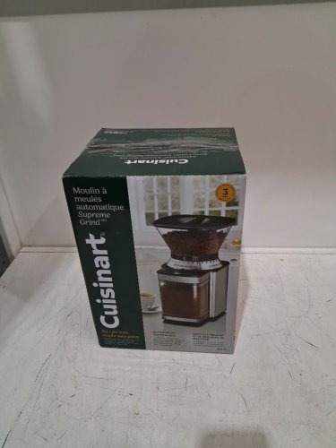 CUISINART AUTOMATIC 18-POSITION BURR COFFEE GRINDER - 18 CUP CAPACITY - STAINLESS STEEL (MODEL: DBM-8C) image 2