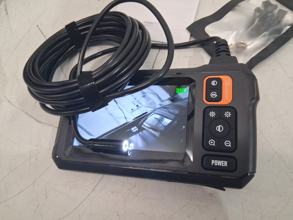 ENDOSCOPE CAMERA WITH LIGHT AND 4.3" IPS SCREEN - 1080P HD - 16.4FT - BLACK (MODEL:C30) image 4