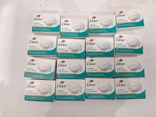 16PK DOVE SENSITIVE SKIN FRAGRANCE FREE HYPOALLERGENIC SOAP BARS - 106 GRAMS EACH image 2