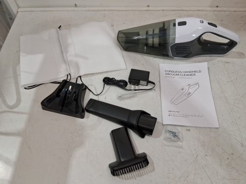 Cordless HANDHELD VACUUM CLEANER - 11.2V - WHITE - (MODEL GE753) image 4