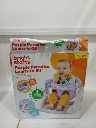 Bright Starts Learn to sit floor seat - 4-12 months - Purple Paradise (model : 13114) image 2