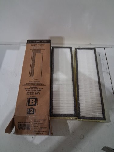 2PK GERMGUARDIAN HEPA PURE REPLACEMENT FILTER - 15.7" X 4.8" - WHITE image 3