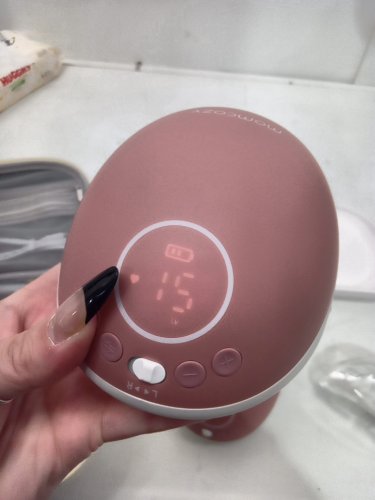 Momcozy Breast Pump Hands Free Upgraded Mobile Flow M9 App Discreet Control with Personalized Multi-Modes & 15 Levels - COZY RED (model: bp223) image 10
