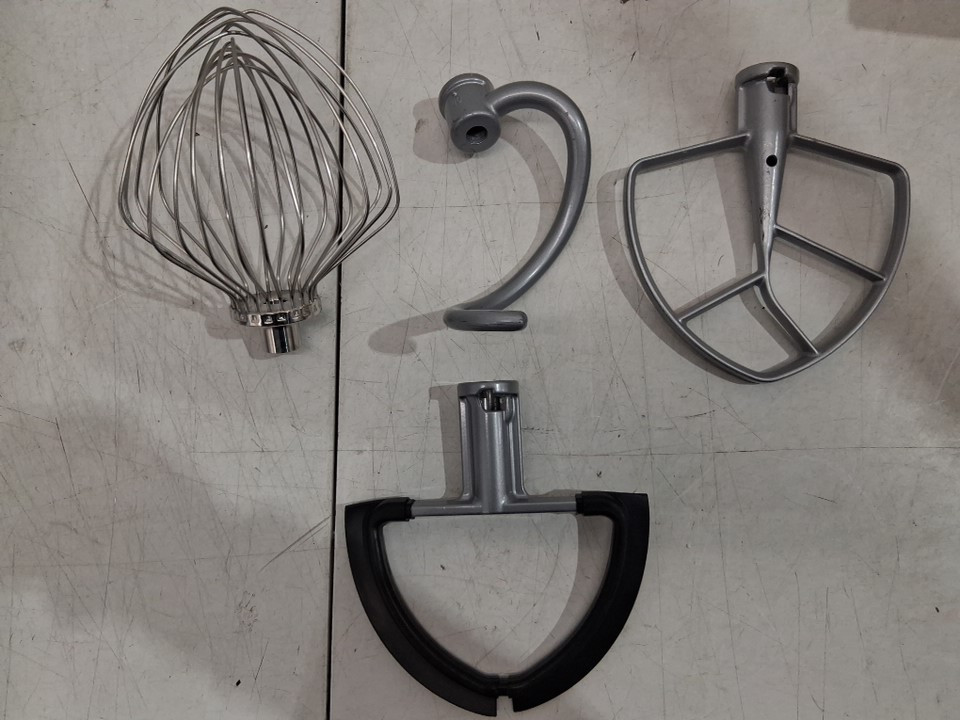 4PC KitchenAid 7-QT Bowl-Lift Stand Mixer Attachment / Mixing Arms Replacements - Stainless Steel image 2