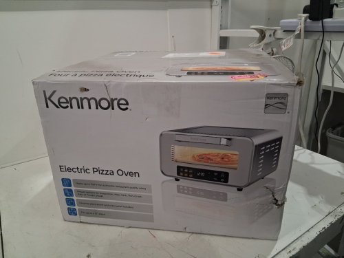 Kenmore stainless steel electric pizza oven with 5 presets - silver (model: KKIPO12) image 2