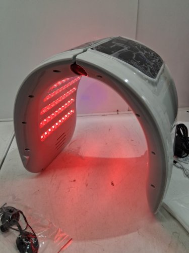 7-colour led facial beauty mask - white image 2