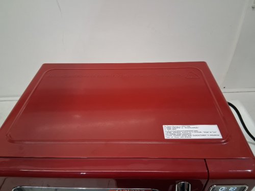 GALANZ RETRO STYLE COUNTERTOP MICROWAVE OVEN - 0.7CU.FT - red (MODEL: GLCMKZ07rdr07) image 10