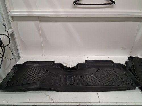 6PC aomsazto floor mats with trunk & backrest mats - fits select vehicles - black image 9