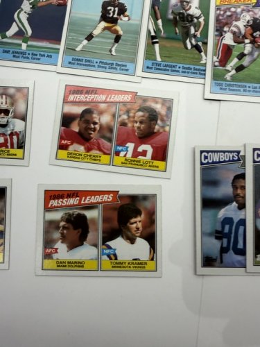 78 ASSTD 1987 1988 TOPPS FOOTBALL CARDS image 14