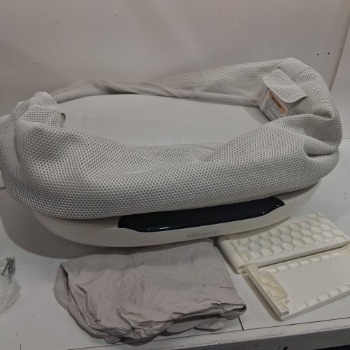 graco smartsense soothing bassinet Bassinet and Rocker with Cry Detection Technology 100% Organic Cotton Sheet - luna (model: 2227904) image 6