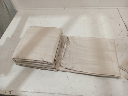 6PC Slumberchill Cooling Bed Sheet Set with 4 Pillow Cases - Queen - beige (Model: 1796335) image 3