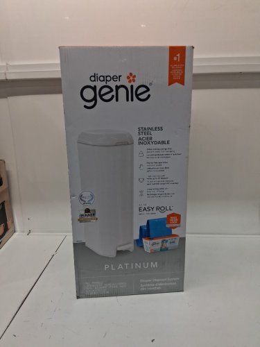 Playtex Diaper Genie Signature Platinum Diaper Pail - 27" - white (model: I000808) image 2