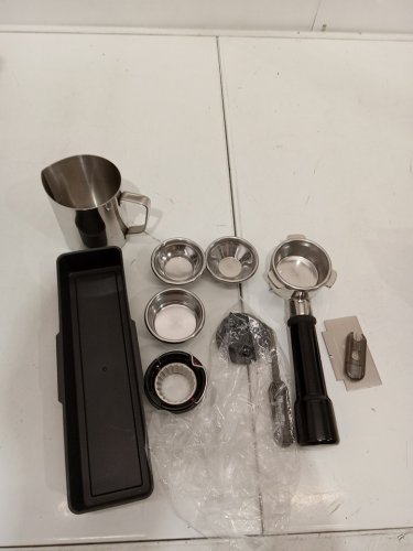 Breville the Barista Express Impress Espresso Machine with Grinder & Milk Frother - 2L - black truffle (model: BES876BTR) image 6