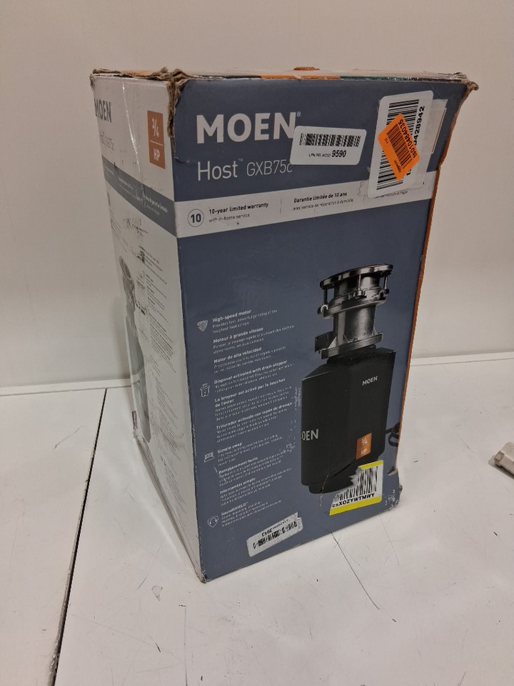 MOEN HOST GARBAGE FEED 3/4HP (MODEL: GXB75C) image 2
