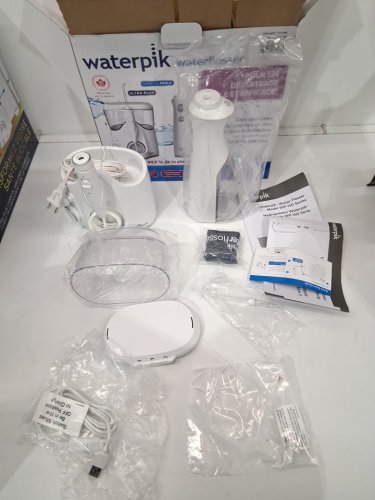 Waterpik Waterflosser Ultra Plus Water Flosser & Cordless Pearl Water Flosser - 5 Accessory tips, USB Charging Cable & Travel Case - white - (model: wp-150c/wf-13c020 1701338) image 3