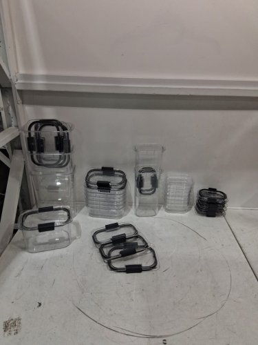 36PC RUBBERMAID Brilliance Food Storage Containers with Lids - CLEAR image 3