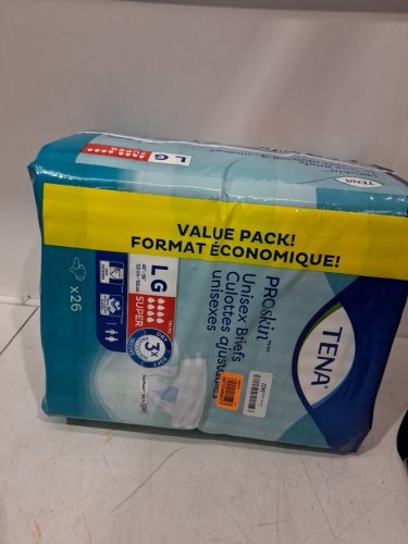 26PK TENA unisex proSKIN OVERNIGHT Stretch briefs - Super Absorbency - Large image 3