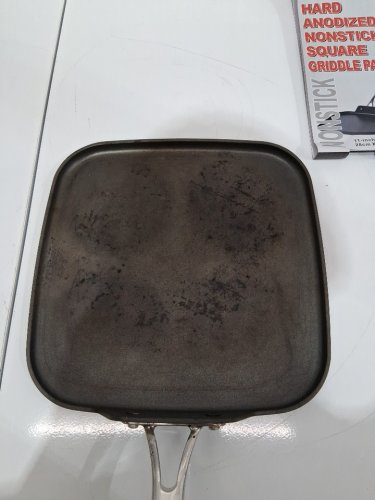 Cooks Standard Hard Anodized Nonstick Square Griddle Pan - 11" x 11" - black (model:‎02539) image 4
