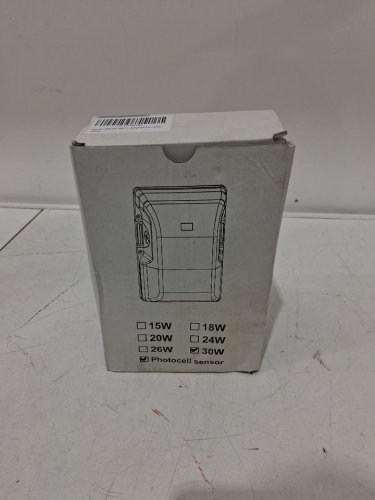 dephen led wall pack light with Photocell, Dusk to Dawn Outdoor Lighting - 5000K / 30w - Brown image 2