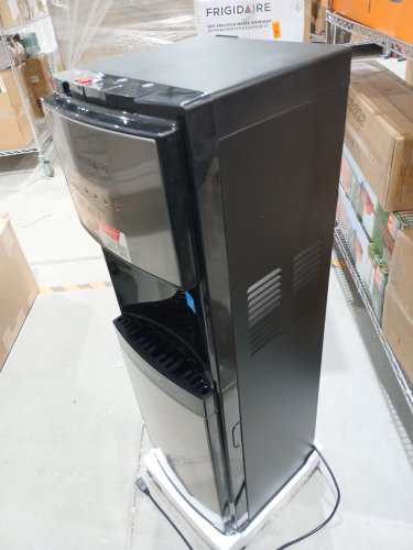 FRIGIDAIRE HOT AND COLD WATER DISPENSER - 5 GAL - STAINLESS Silver/BLACK (MODEL: EFWC505) image 5