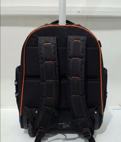 VEVOR ROLLING TOOL BACKPACK - 110LBS MAX - ORANGE/BLACK (MODEL: ZL-LGX-0098) image 6