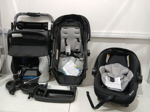 safety 1st 8-in-1 grow and go flex travel system stroller - 35lbs - black / ALLOY (model: 01405cga0) image 3