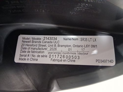 GRACO SNUGRIDE 35 LITE LX INFANT CAR SEAT - 35LB MAX- BLACK/GREY (MODEL: 2143034) image 7