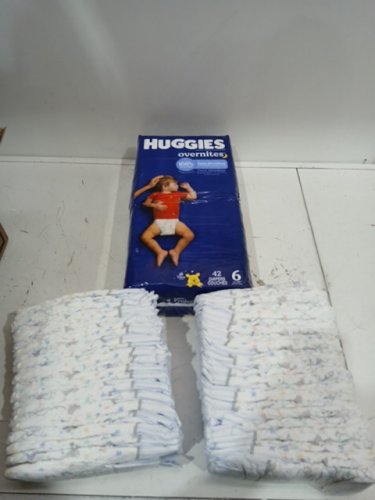 84PK HUGGIES OVERNITES DISPOSABLE DIAPERS - SIZE 6 - WINNIE THE POOH image 3