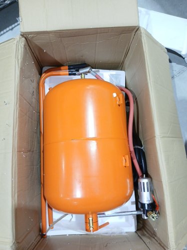 ABRASIVE HIGH PRESSURE PORTABLE SAND BLASTER FOR RUST REMOVAL - 20 GALLON - 60-110 PSI - ORANGE (MODEL: FF-Q903) image 3