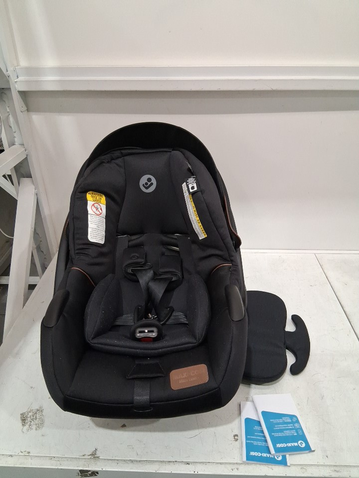 Maxi-Cosi Mico Luxe+ Infant Car Seat, Lightweight, Easy Install with MaxiLock - 30LB max - black (model: 22366cdbk) image 3