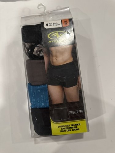 4PK MEN'S ATHLETIC WORKS EVERYDAY TRUNKS - MEDIUM - ASSORTED COLOURS (STYLE: AW26011008) image 2