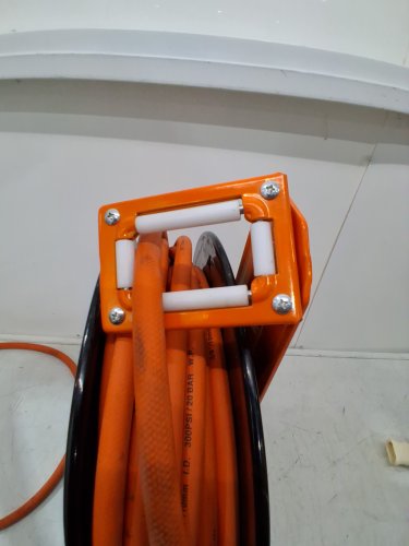 Retractable Air Hose & REEL - 300 PSI - 5FT LEAD IN - 1/2'' X 50FT - ORANGE/BLACK (MODEL: NT-A30) image 5