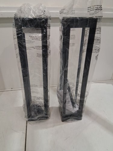 2pk prismax solutions solar led pathway light - 11.5" x 5.8" x 22.4" - 30lm - 8 hour battery - black (model: 1990286) image 2