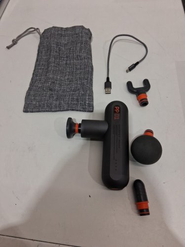 6PC Sharper Image Compact Sport Power Percussion Massager - 2HR RUN TIME - silver (model: 1583883) image 3