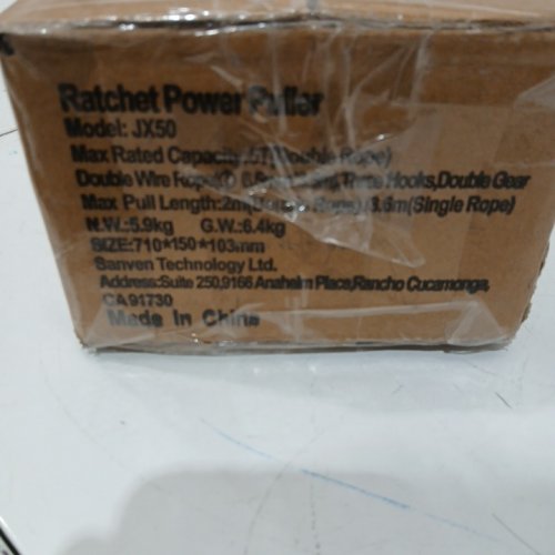 Come Along Ratchet Power Puller Tool Winch WITH 5 TON PULLING CAPACITY - 11.5FT (MODEL:JX50) image 4