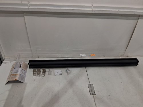 persilux cordless blackout roller shade - 48" x 72" - black image 2