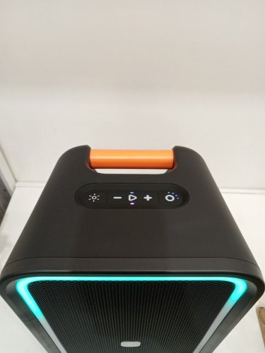 SKULLCANDY Stomp XL Wireless Bluetooth Party Speaker - Integrated Carry Handle​, IPX5 water resistance, 12-hour battery life - BLACK ORANGE (MODEL:2SKSK1851/4449801) image 4