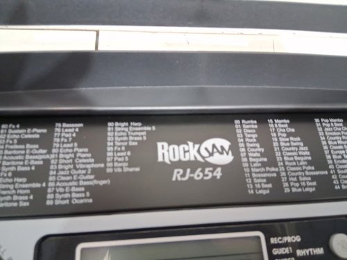 ROCKJAM ELECTRONIC KEYBOARD - 54 KEY - black (MODEL: RJ-654) image 6