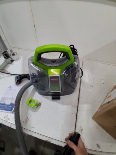 BISSELL LITTLE GREEN PORTABLE DEEP CLEANING VACUUM - 37OZ TANK MAX - GREEN/GREY (MODEL : 2513B) image 2