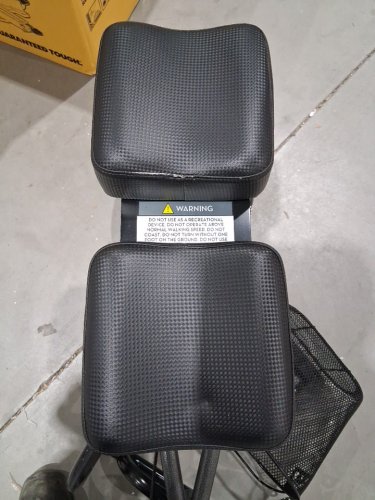 medline generation 4 basic 4-wheeled knee walker - 300lb max - black (model: mds86000g4) image 4