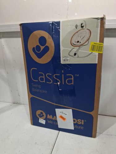 MAXI-COSI CASSIA AUTOMATIC BABY SWING WITH MOTION SENSOR MUSIC TOYS AND 360 DEGREE ROTATION - MAX 20LB - HORIZON SAND - (MODEL: ‎53302CGMT) image 2