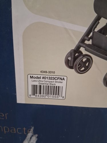 MAXI-COSI LARA ULTRA COMPACT foldable STROLLER - ESSENTIAL BLACK (MODEL: 01323CFNA) image 3