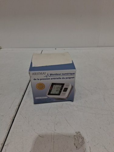 ARSIMAI WRIST BLOOD PRESSURE MONITOR W/ AUTO-SHUTOFF & INTELLIGENT PRESSURE - 5.3"-7.6" WRIST - WHITE (MODEL: BSX312) image 2