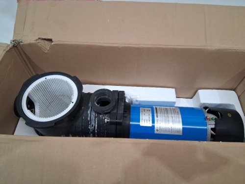 Foting Self Primming Dual Speed Swimming Pool Pump For In/Above-Ground Pools - 2HP, 230V - 3170/7000GPH - Black/Blue - (Model: JH11502) image 3