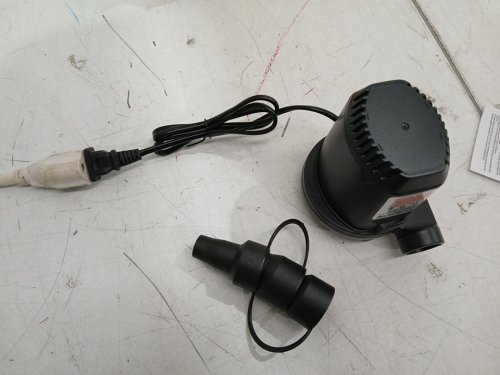 QUICK FILL 3-NOZZLE ELECTRIC AIR PUMP -  0.7PSI/5000PA - 400L/MIN - BLACK - (MODEL: CZ-198B) image 4