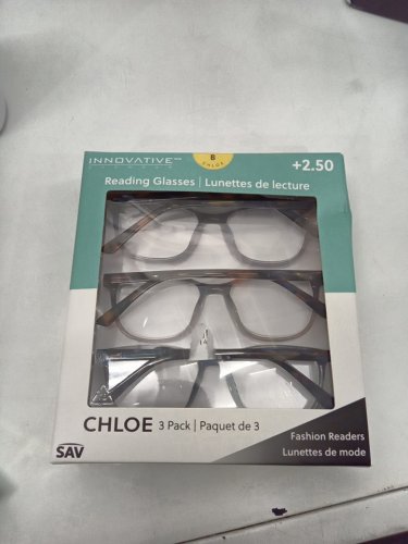 3PK Innovative Eyewear chloe Reading Glasses - +2.50 - Assorted Designs (Model: 8859150) image 2